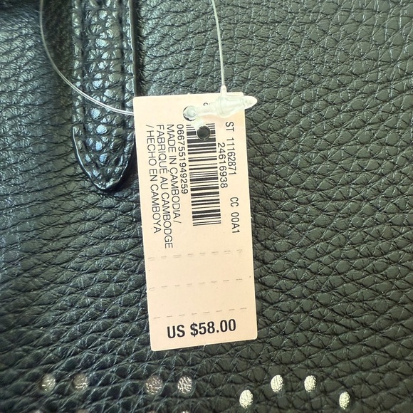 NWT Victoria’s Secret Black/Silver Tote - Picture 5 of 5
